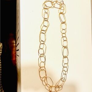 Gold large link Necklace